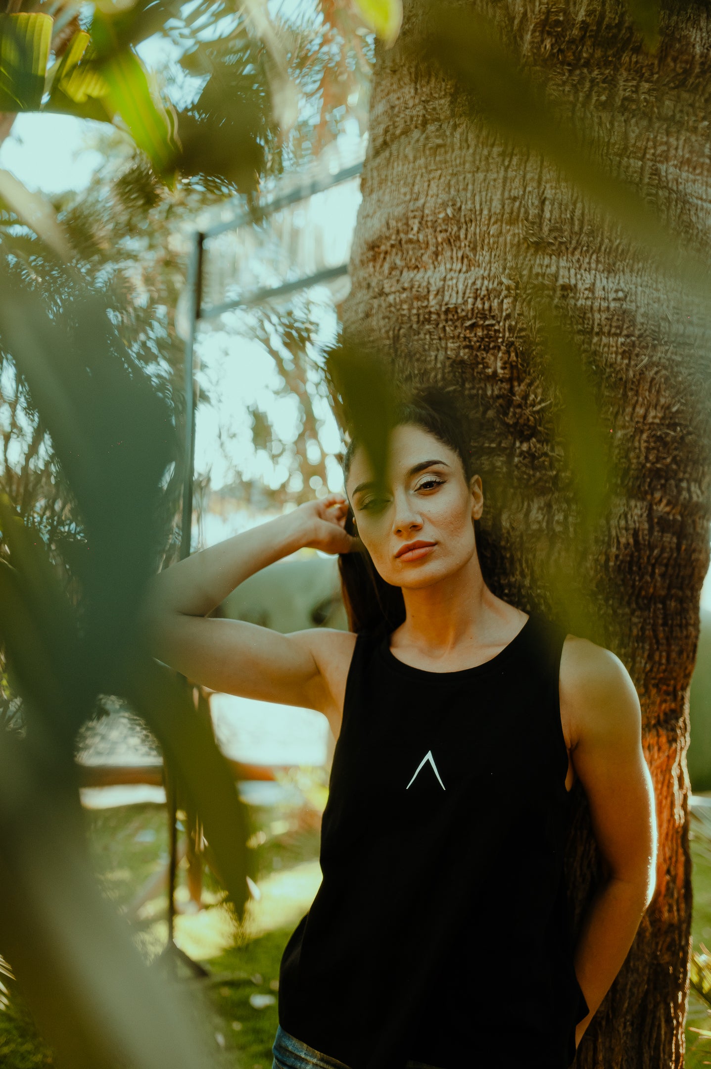 Bolivar Roof Logo On Black Tank Top