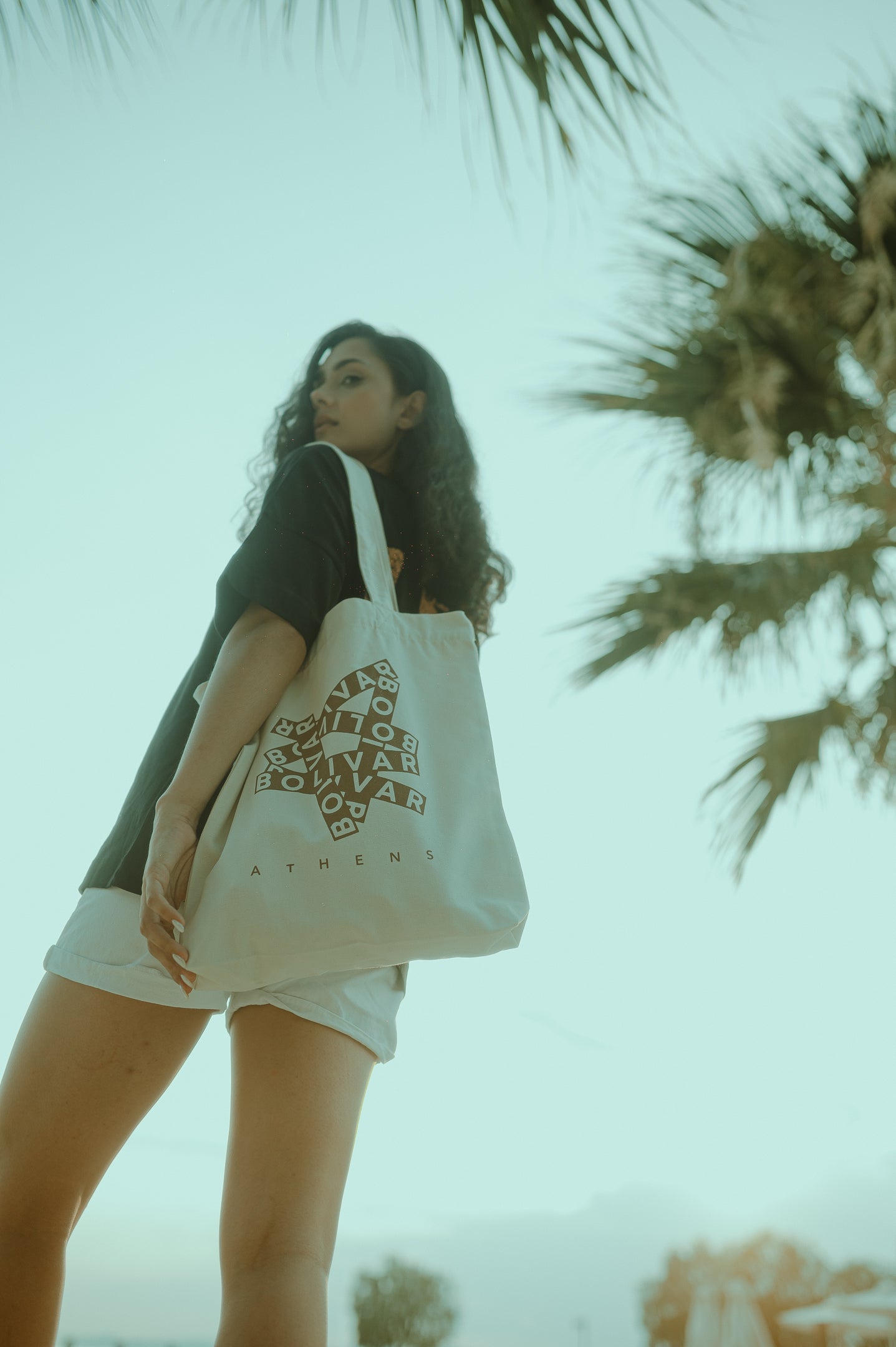Tote Bag In Natural Raw