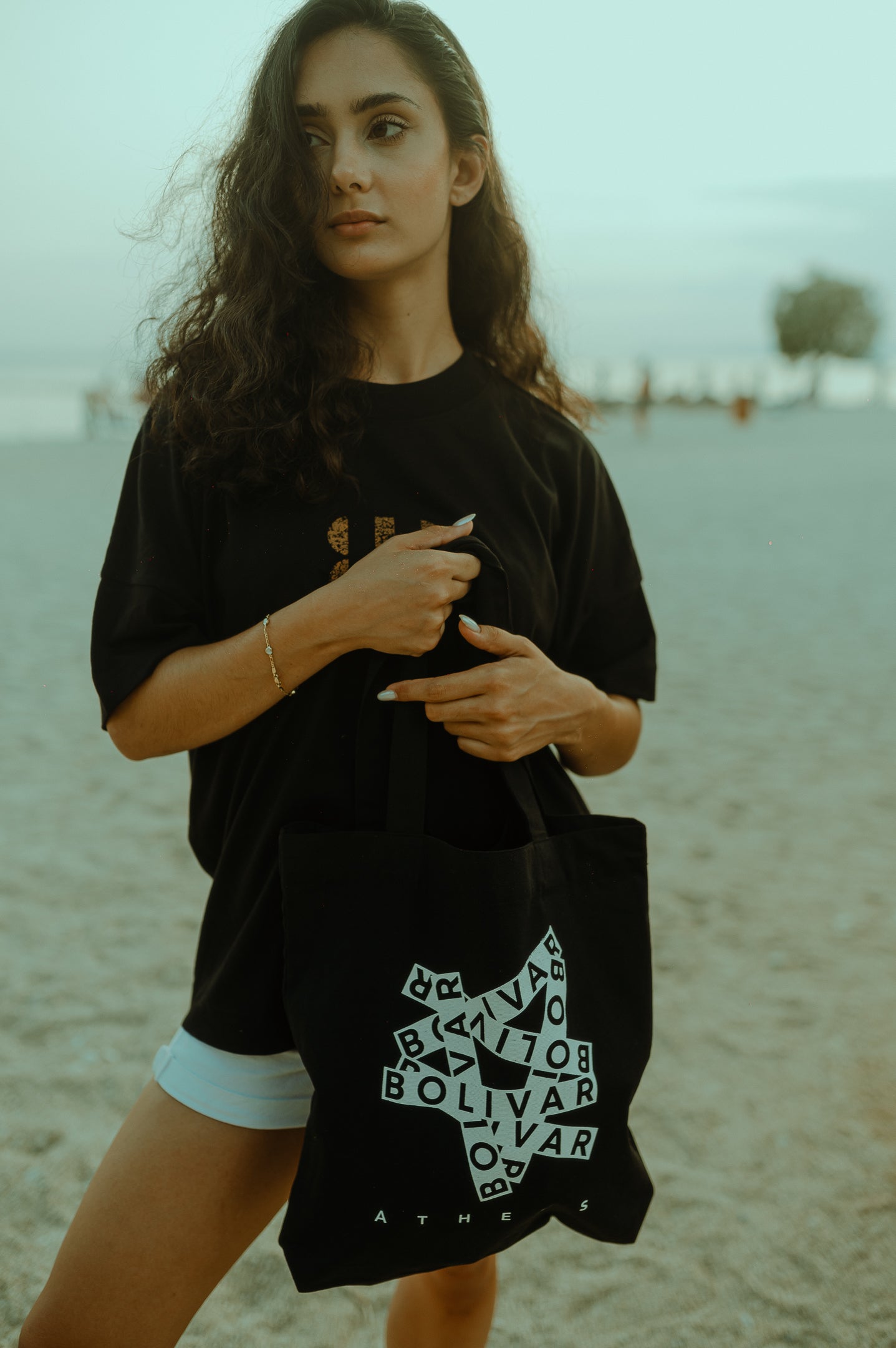 Tote Bag In Black