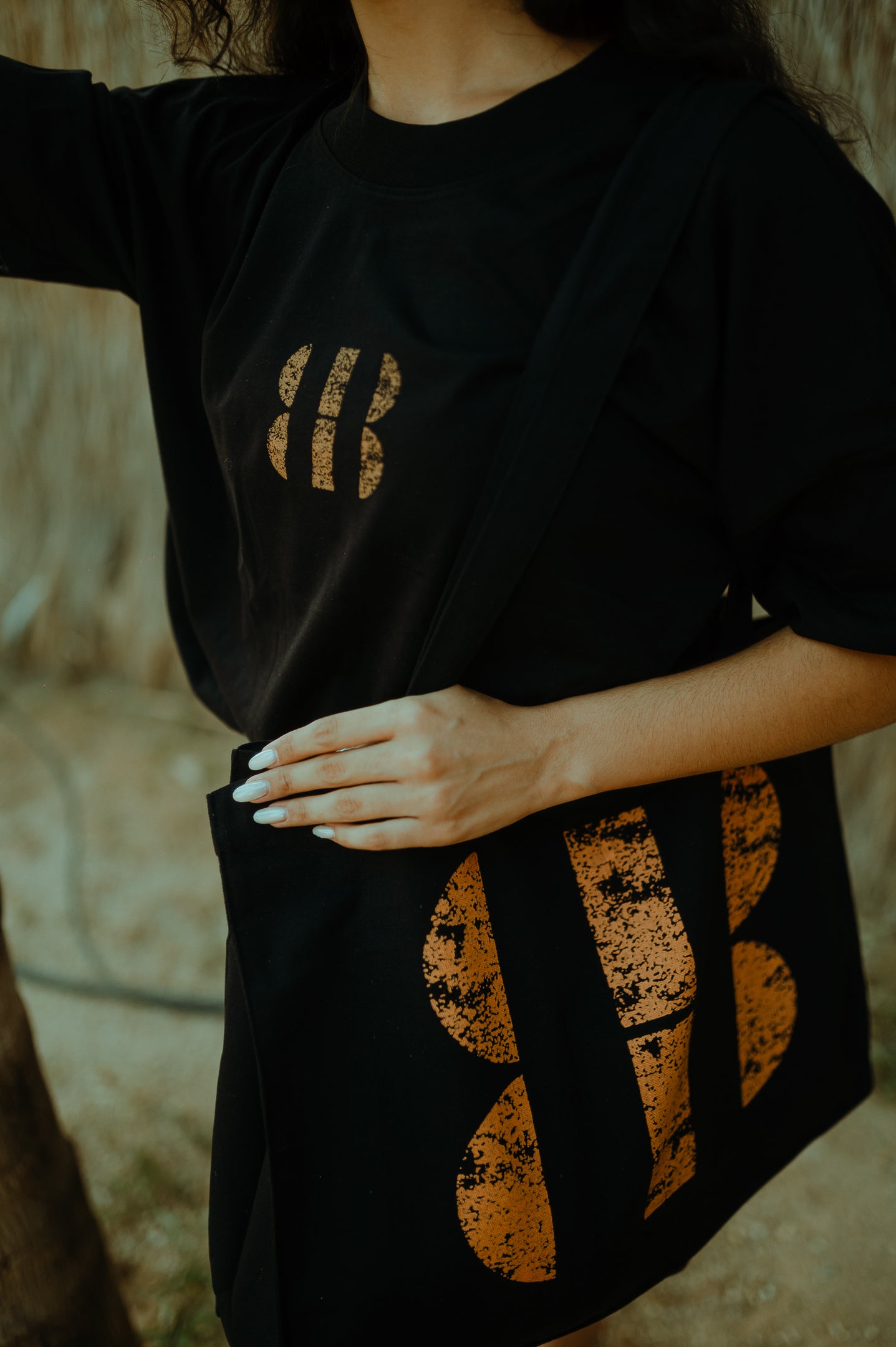 Shopping Bag In Black
