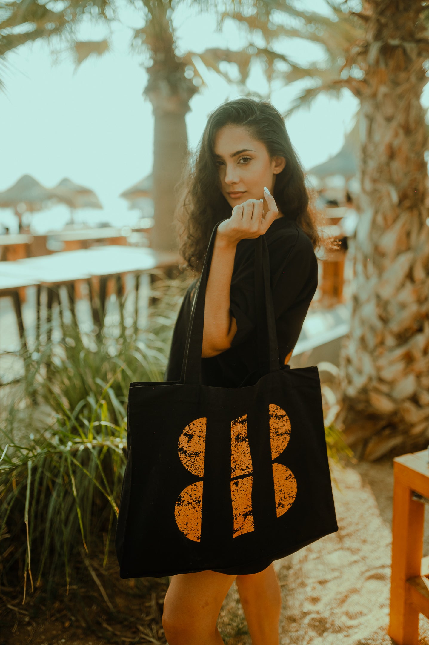 Shopping Bag In Black